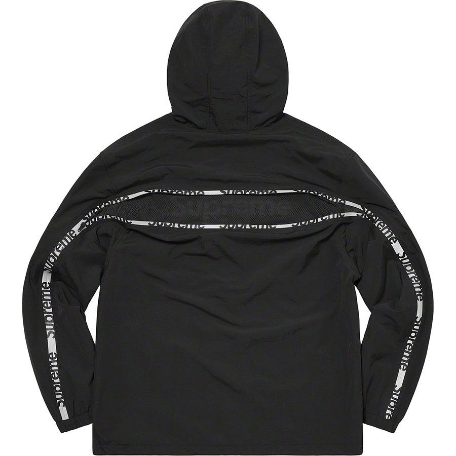 Supreme Reflective Zip Hooded Jacket (Black) - Waves Never Die