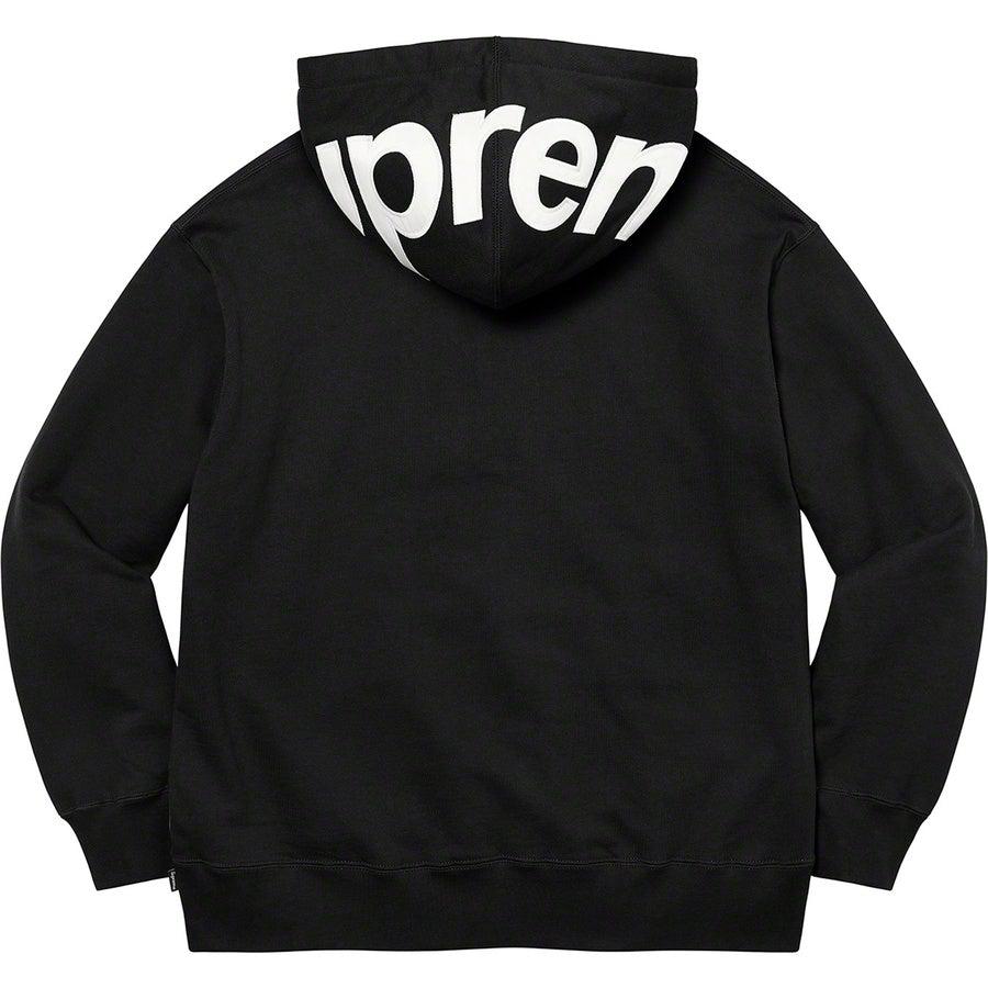 Supreme Contrast Hooded Sweatshirt Black