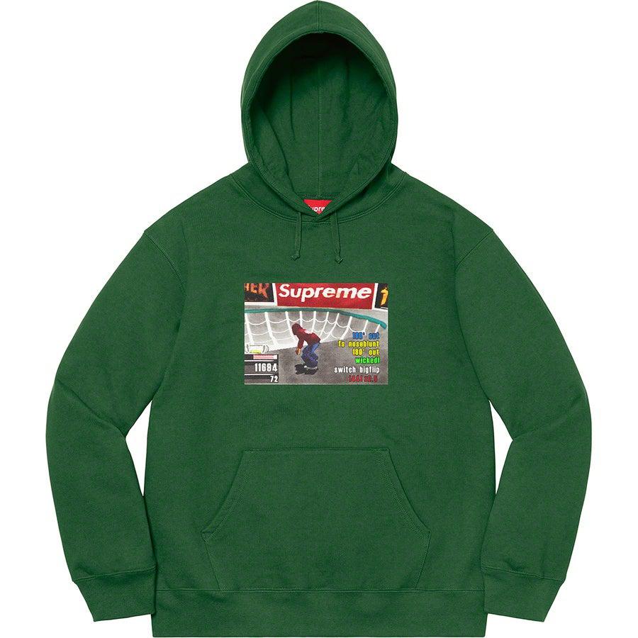 dark green supreme hoodie