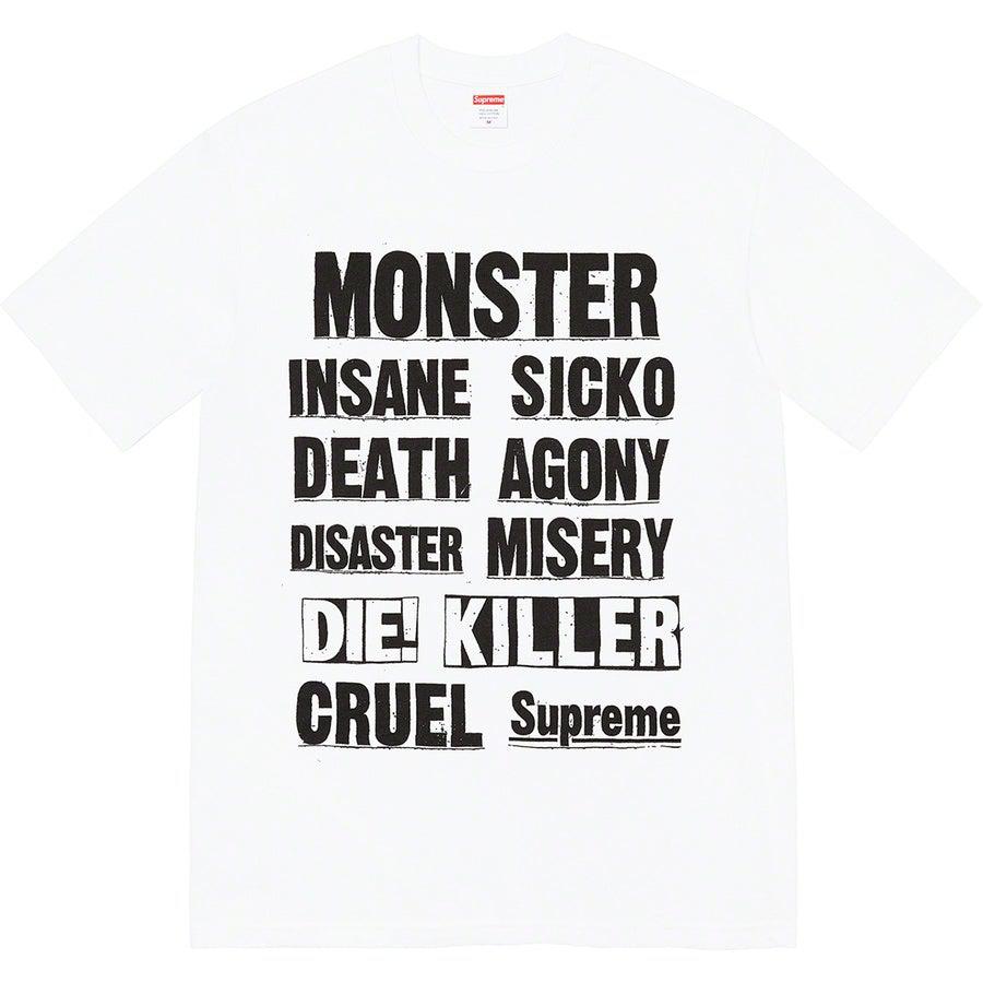 ついに再販開始！】 Supreme Stack 黒 XL Tee Tシャツ/カットソー(半袖