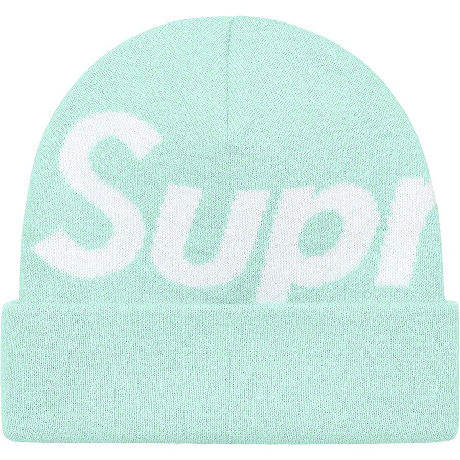 Supreme Big Logo Pink Beanie