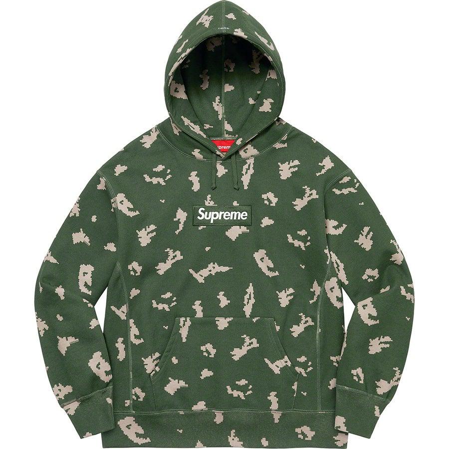 Supreme SUPREME BOX LOGO HOODIE BLACK ACID SLIME GREE… - Gem