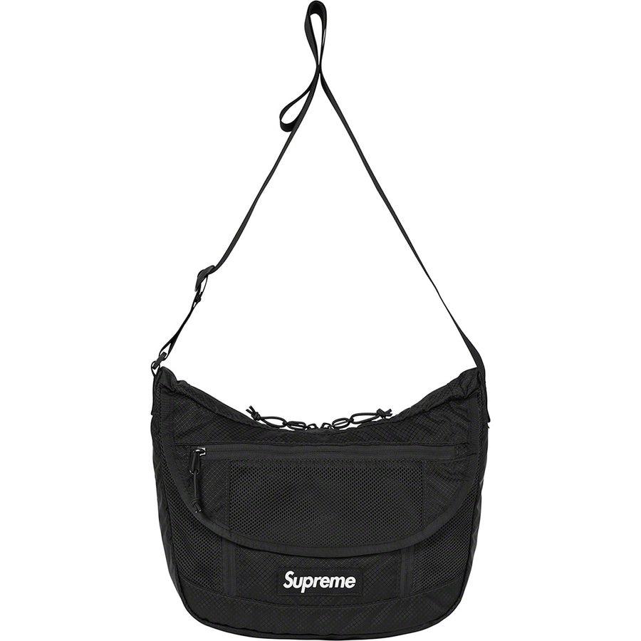 supreme black small shoulder bag