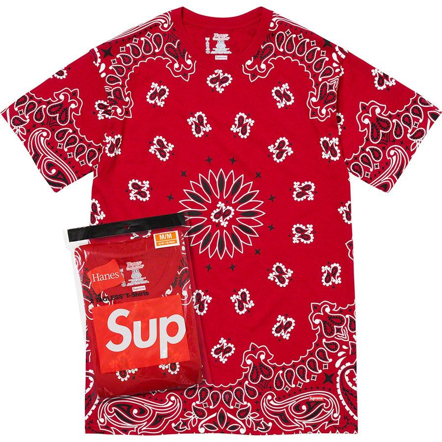 Buy Supreme®/Hanes® Bandana Tagless Tees (2 Pack) Black Online