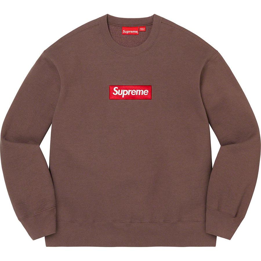 Buy Supreme Small Box Crewneck (Brown) Online - Waves Au