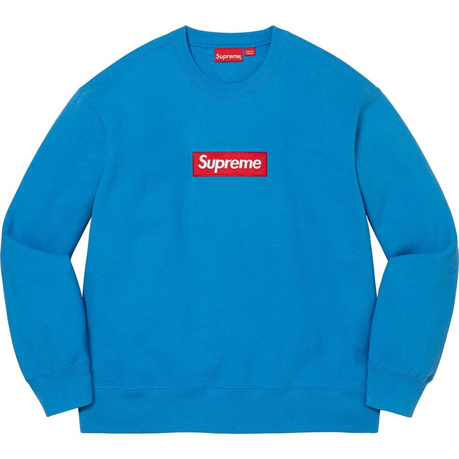 Buy Supreme Box Logo Crewneck (Brown) Online - Waves Never Die