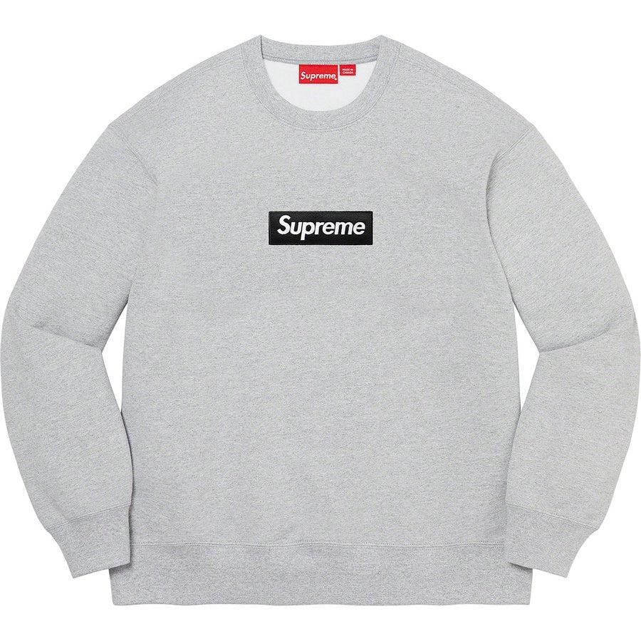 Supreme Box Logo Crewneck (Brown) - Waves Never Die