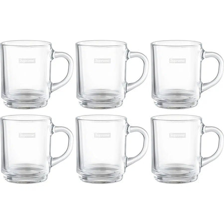 SUPREME®/DURALEX GLASS MUGS (SET OF 6) - Waves Never Die