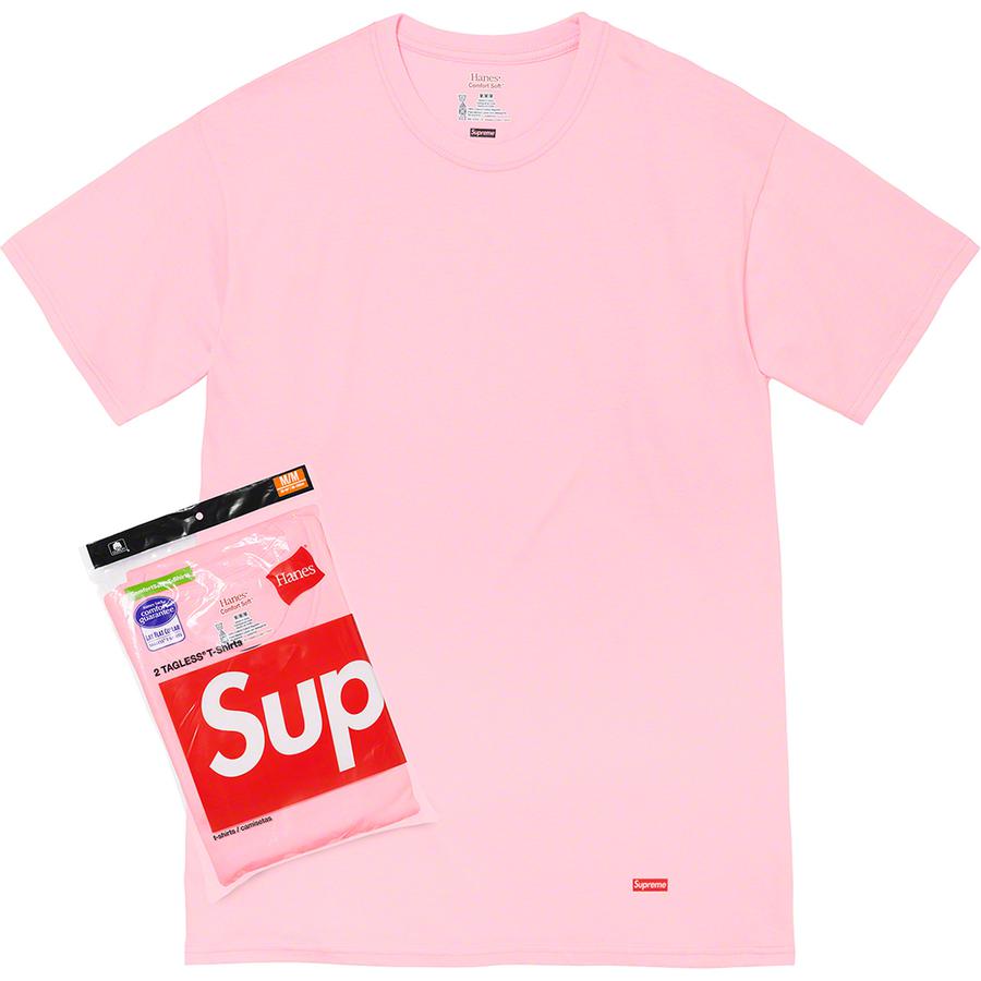 Supreme Hanes Crew Socks (4 Pack) Pink