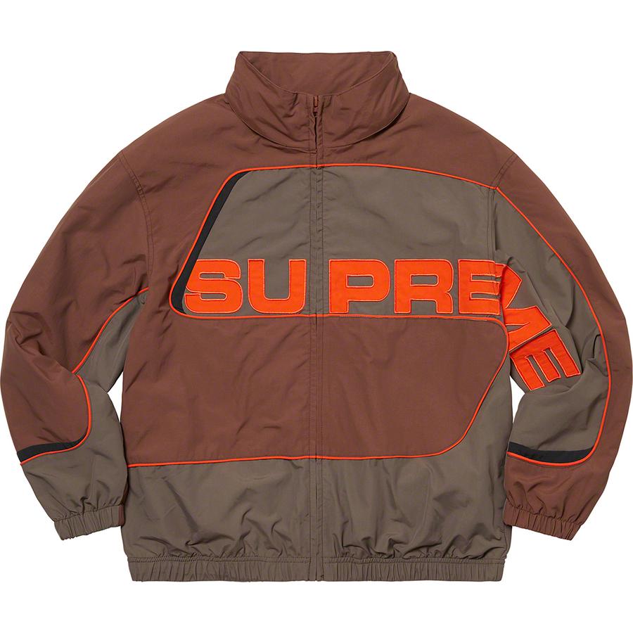 芸能人愛用 supreme size:m marble black track supreme jacket logo s