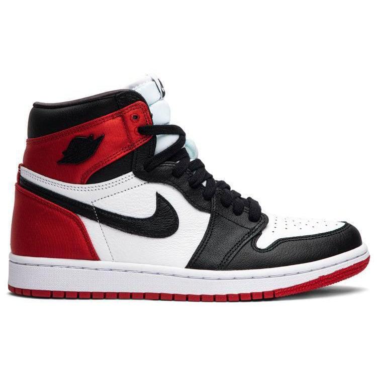 black and red jordan 1 high top