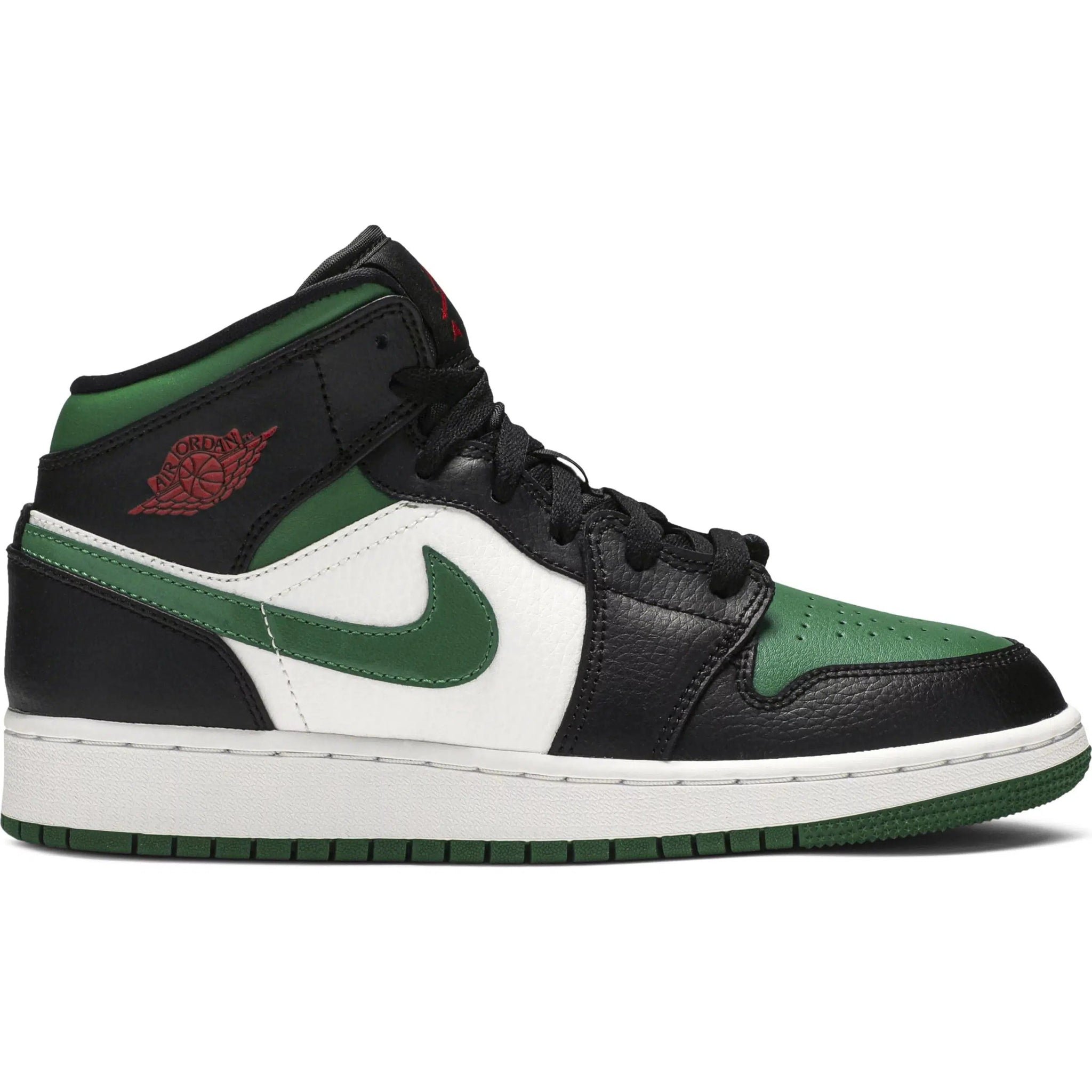 jordan 1 mid pine green womens