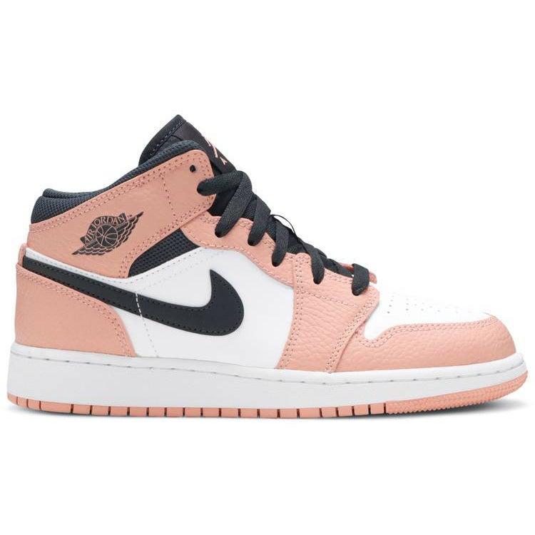 Nike Air Jordan 1 Mid GS 'Pink Quartz 