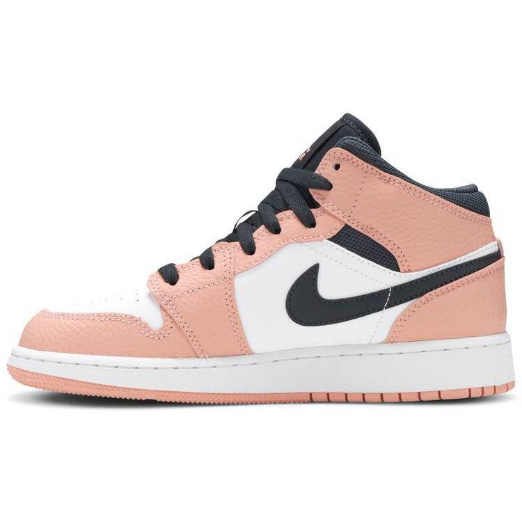 Nike Air Jordan 1 Mid GS 'Pink Quartz 