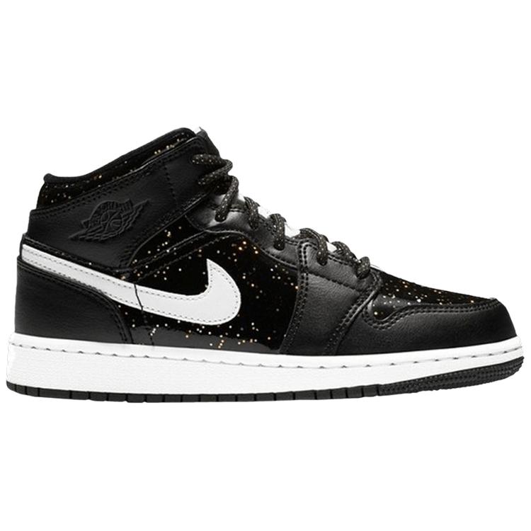 jordan 1 glitter black