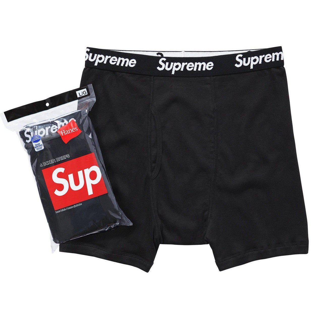 Buy Supreme®/Hanes® Bandana Tagless Tees (2 Pack) Black Online