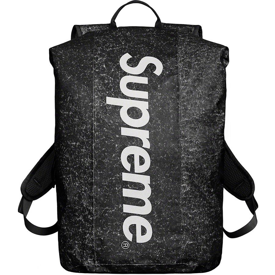 Supreme Waterproof Reflective Speckled Backpack (Black) - Waves