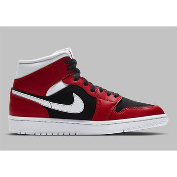 Buy Nike Wmns Air Jordan 1 Mid 'Gym Red Black' Online - Waves