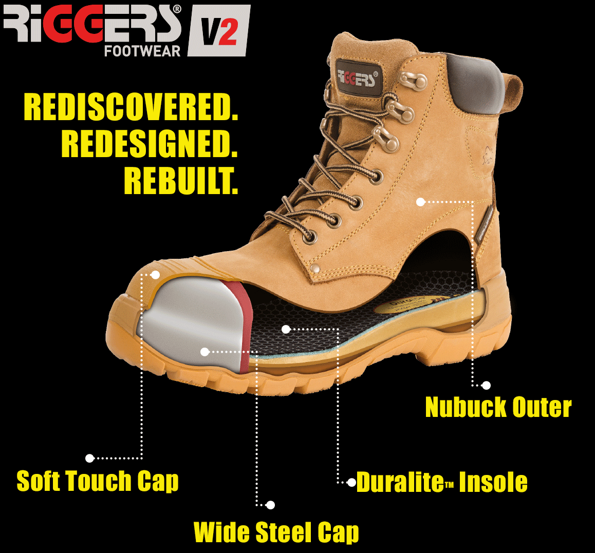 lace up rigger boots