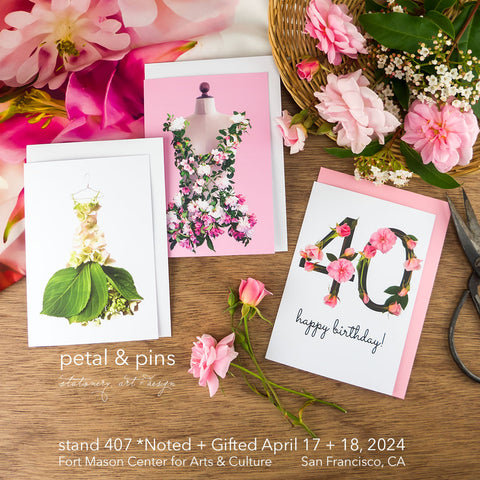 petal & pins exhibiting at Noted + Gifted 2024 San Francisco