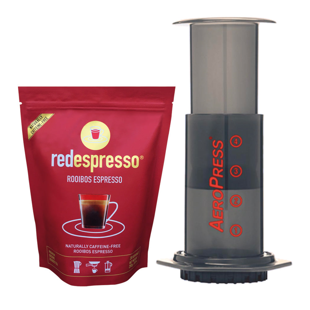 Ground rooibos + Aeropress | red espresso® - award-winning coffee alternatives & superfoods | on Judge.me