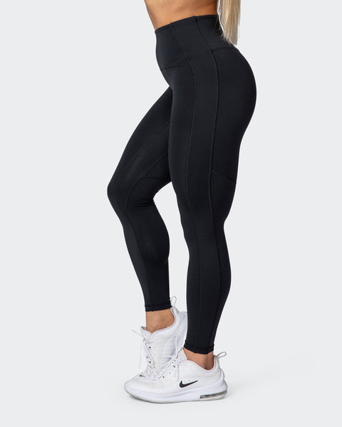 Ultra Everyday Ankle Length Leggings - Black - Muscle Nation