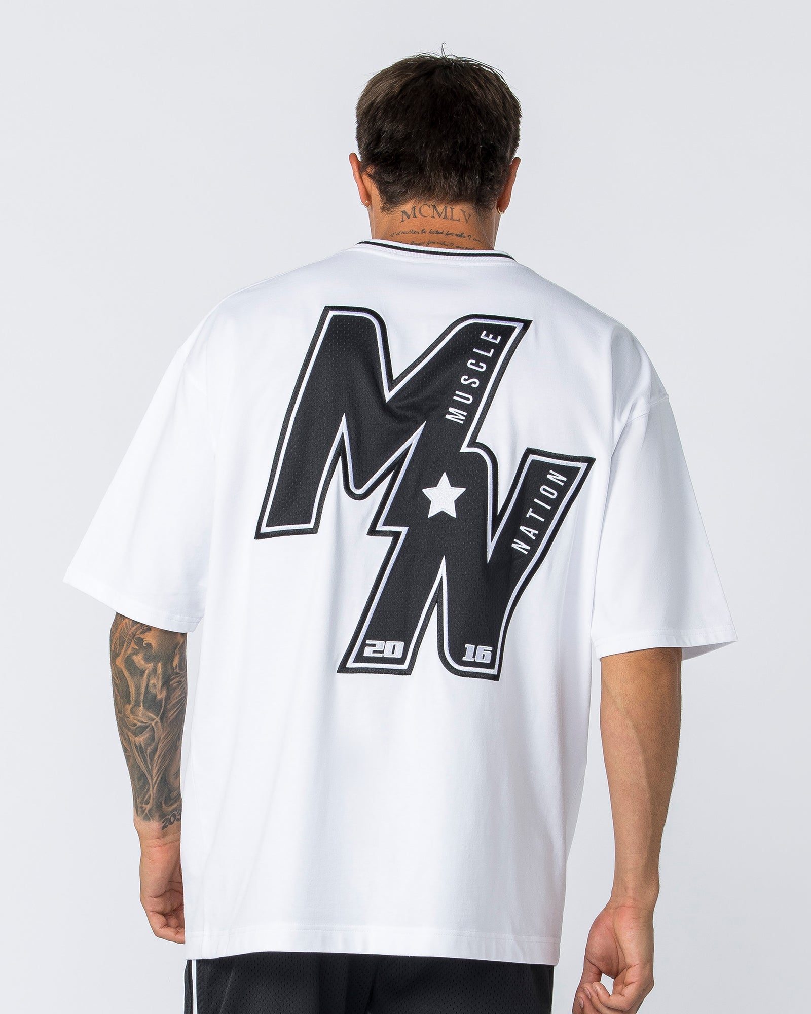 Throwback Oversized Tee - White