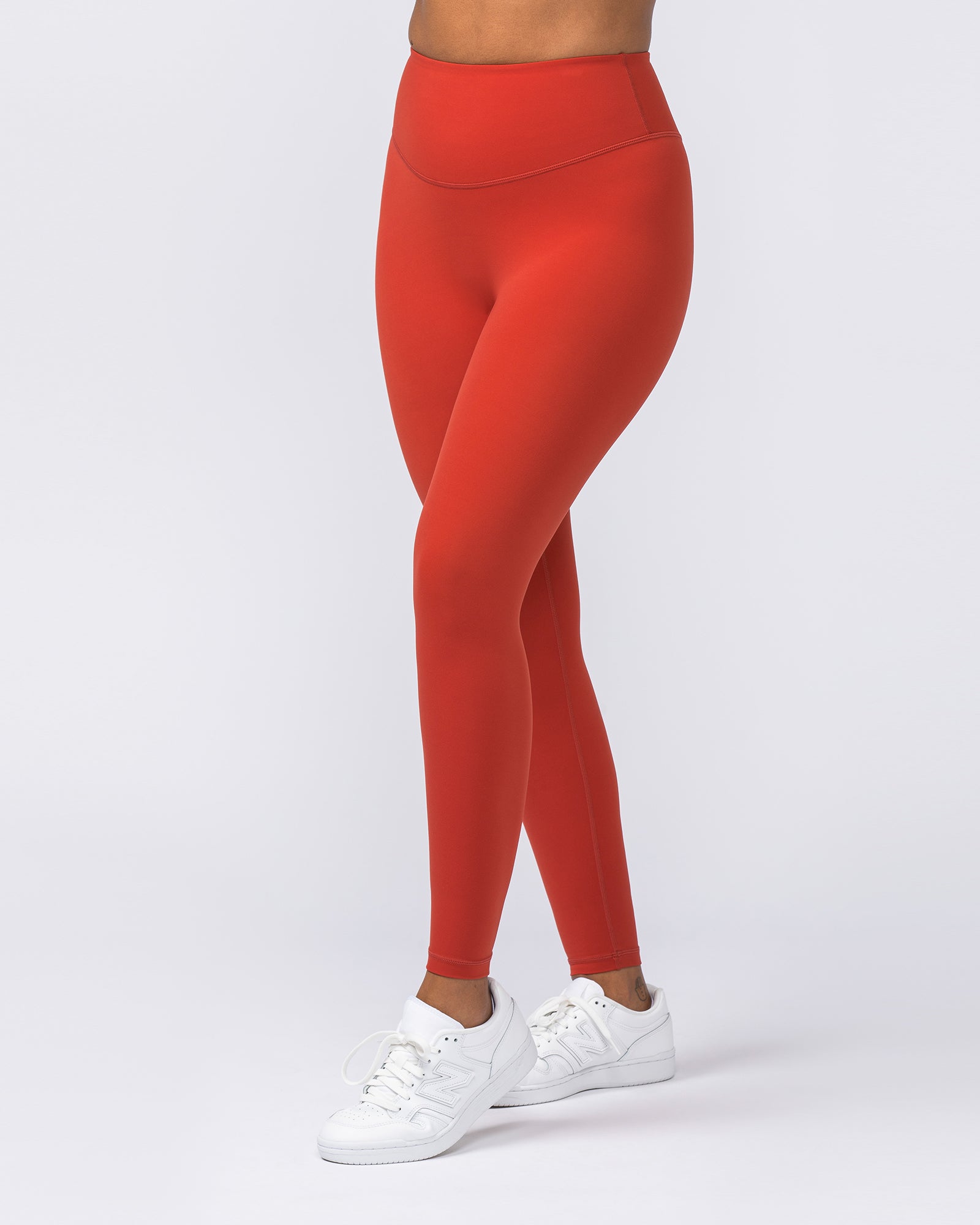 Ultra Aura Ankle Length Leggings - Crush Red