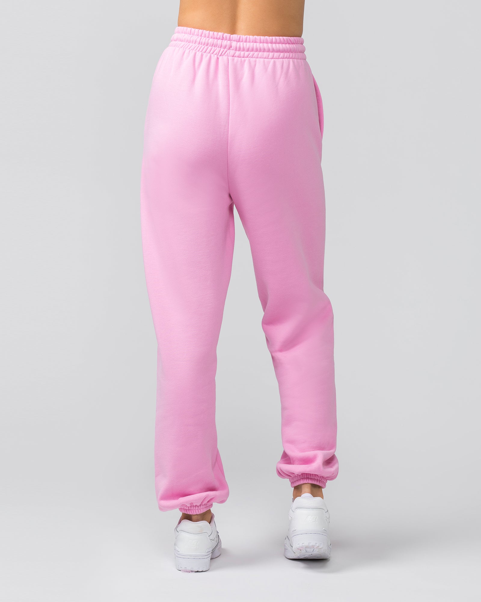 Weekend Slouchy Trackies - Pink Frosting