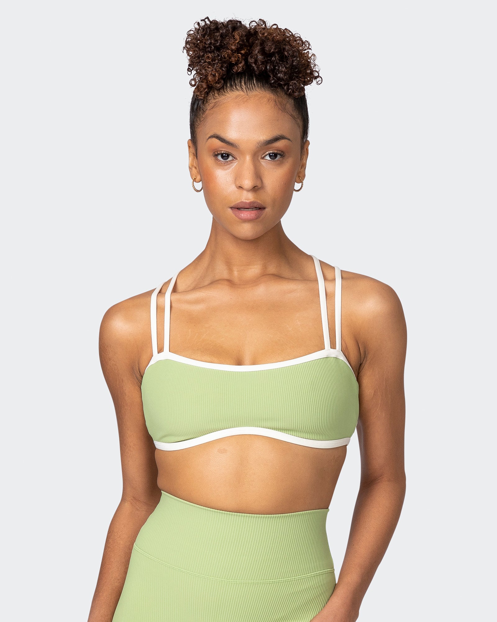 Curves Rib Bralette - Matcha