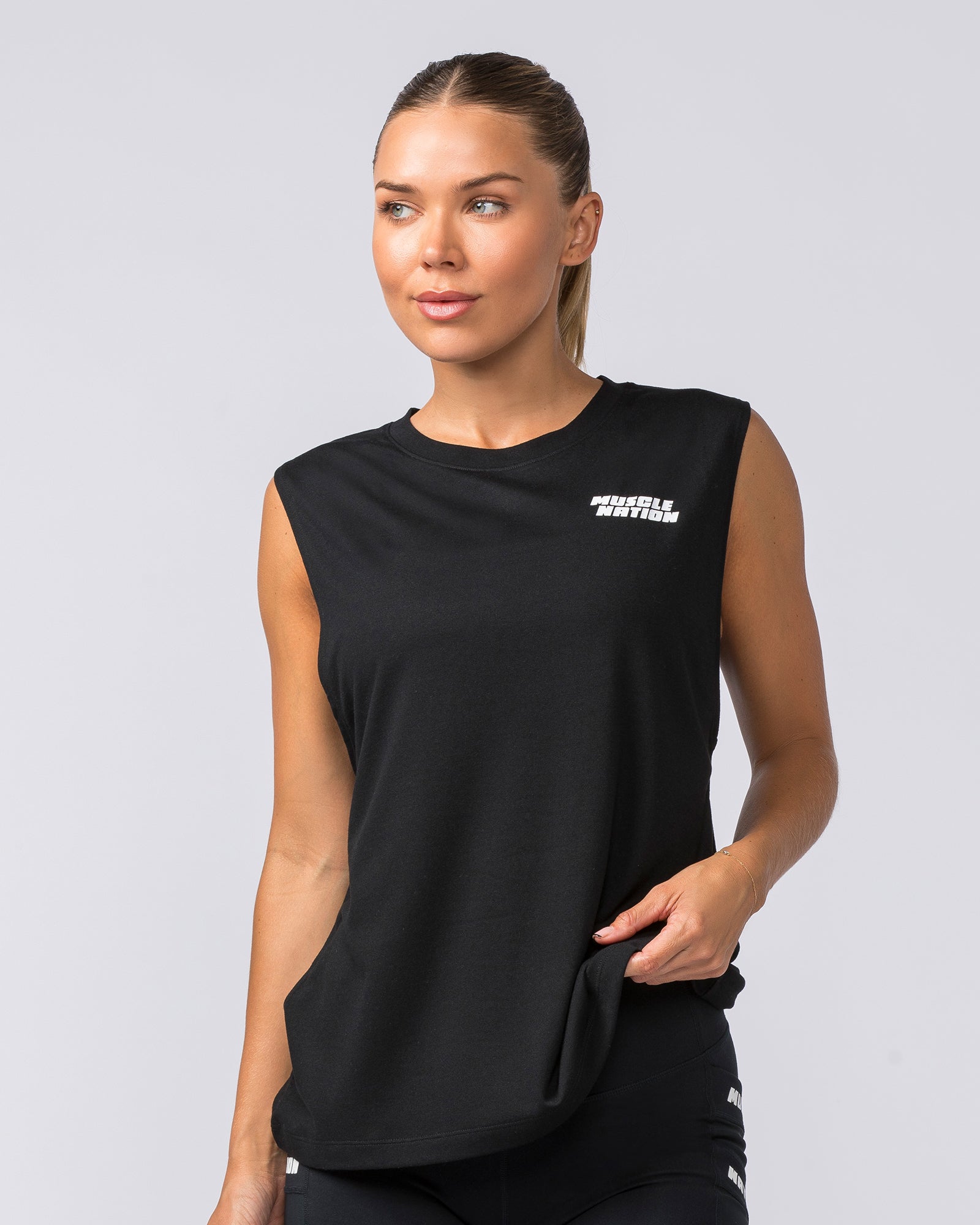 Faster Drop Arm Tank - Black