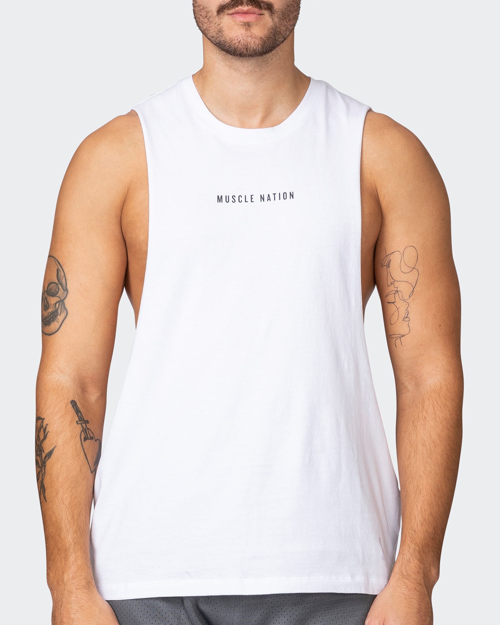 Ultra Drop Arm Tank - White