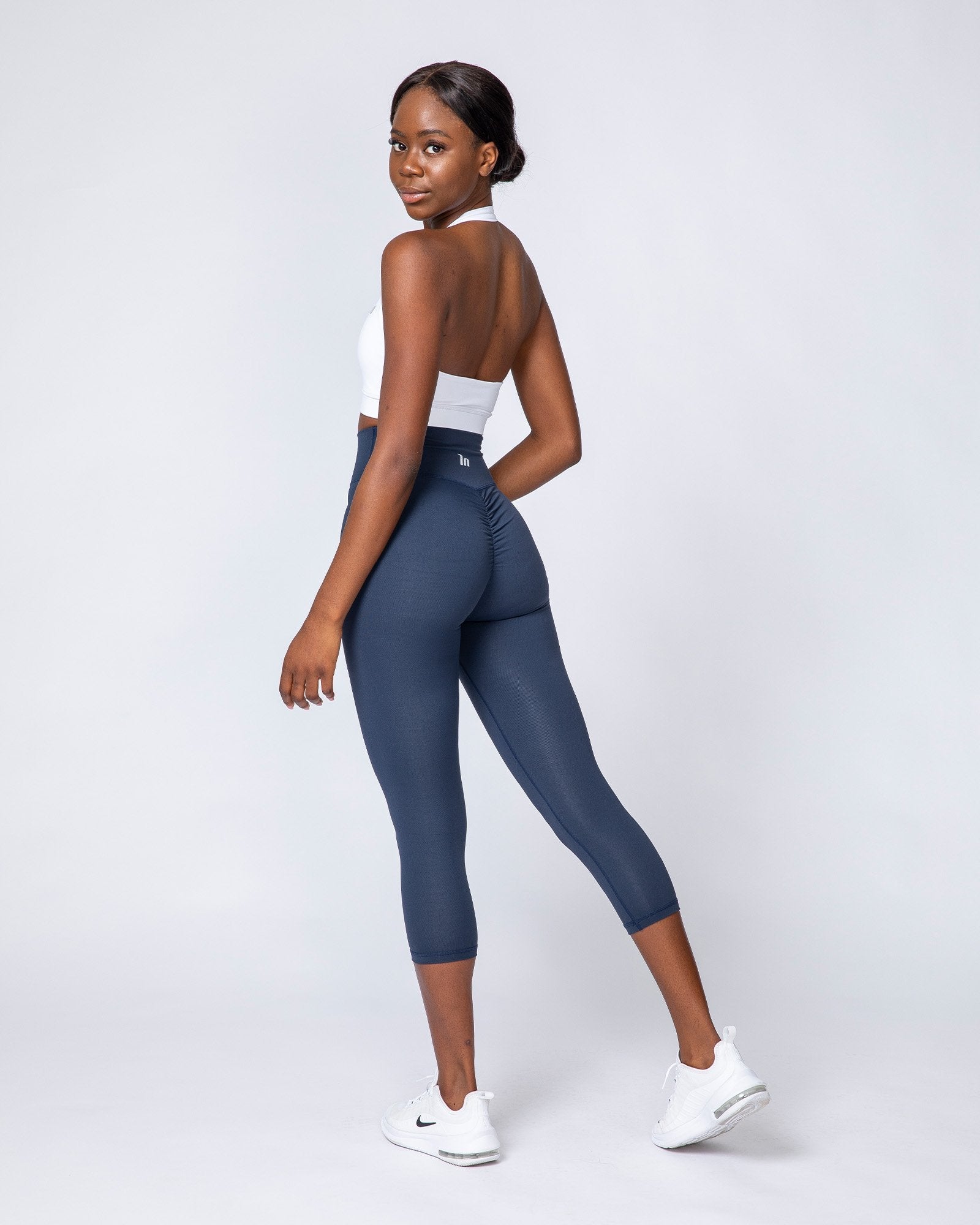 Signature Scrunch 7/8 Leggings - Navy