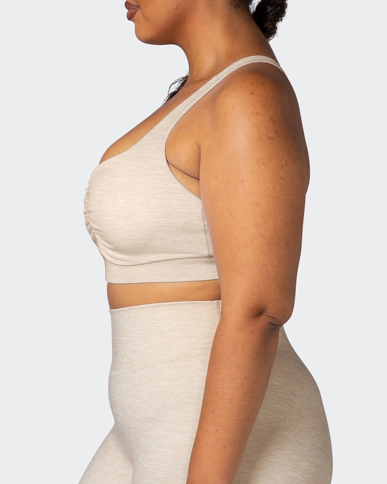 Purpose Bra - Almond Marl