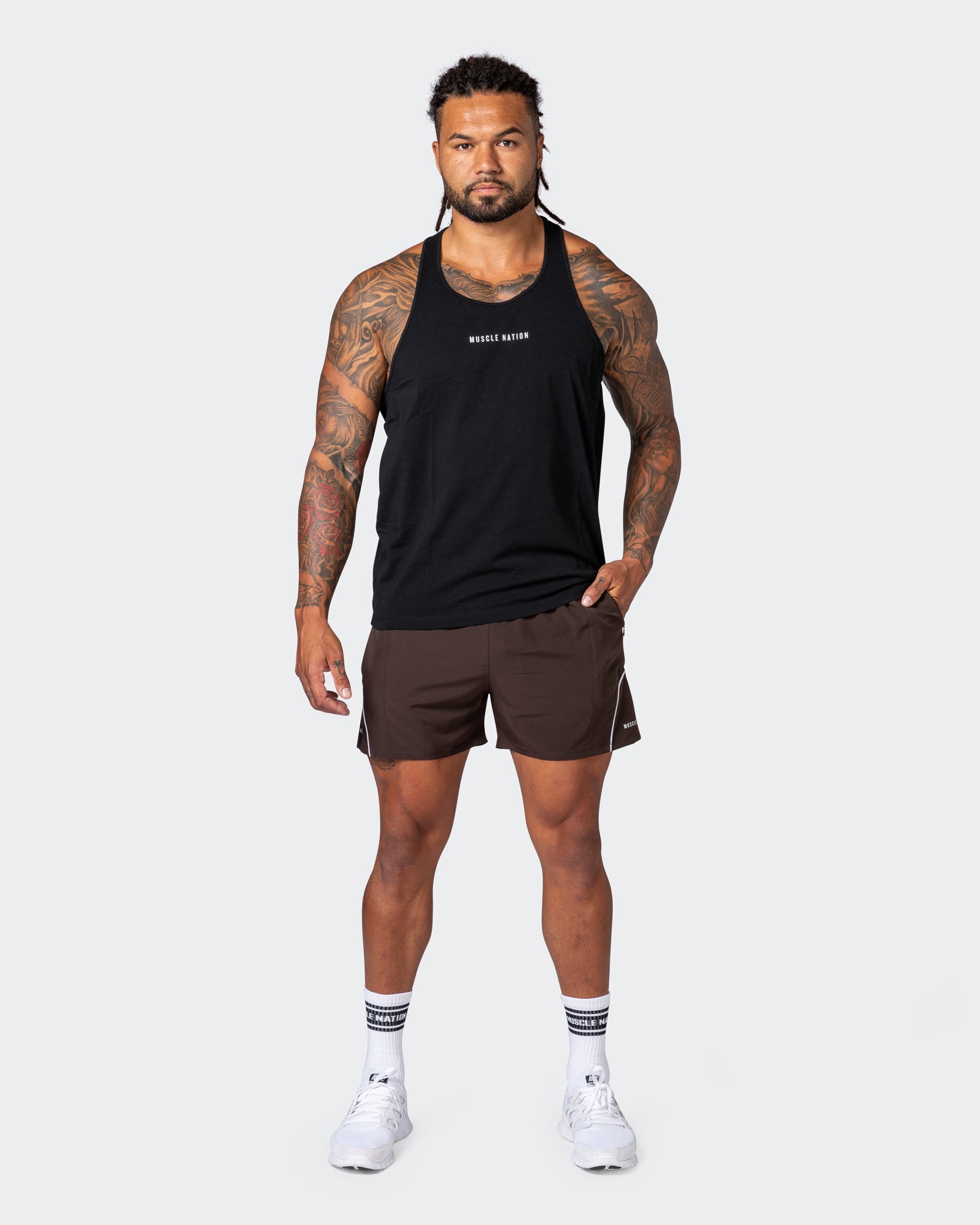 Deuce Training Shorts - Cocoa