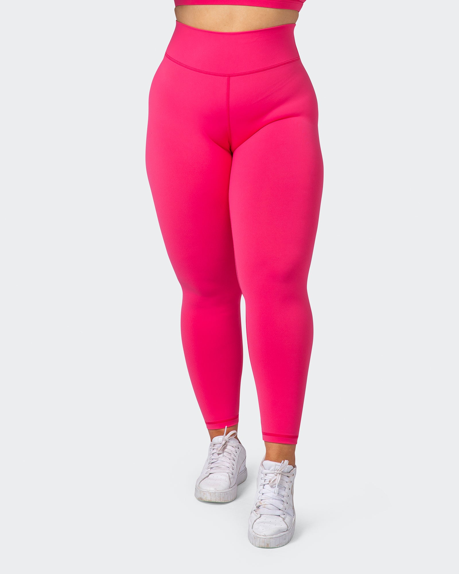 Signature Scrunch Ankle Length Leggings - Flamingo