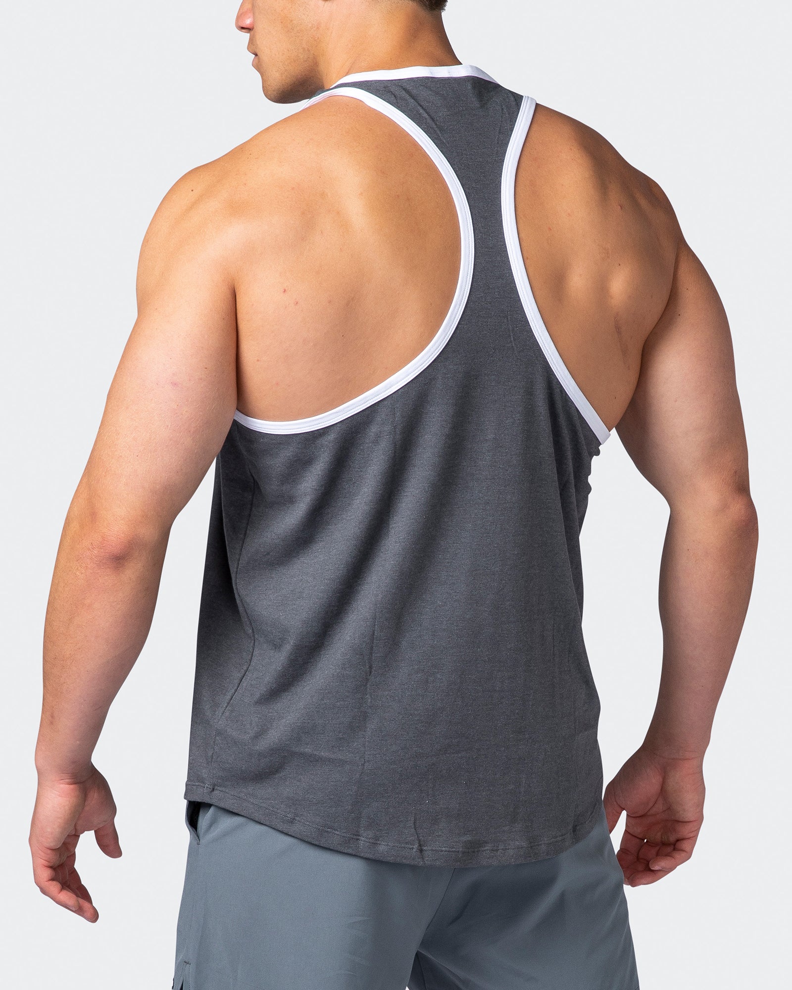 Striker Y Back Singlet - Tornado Marl