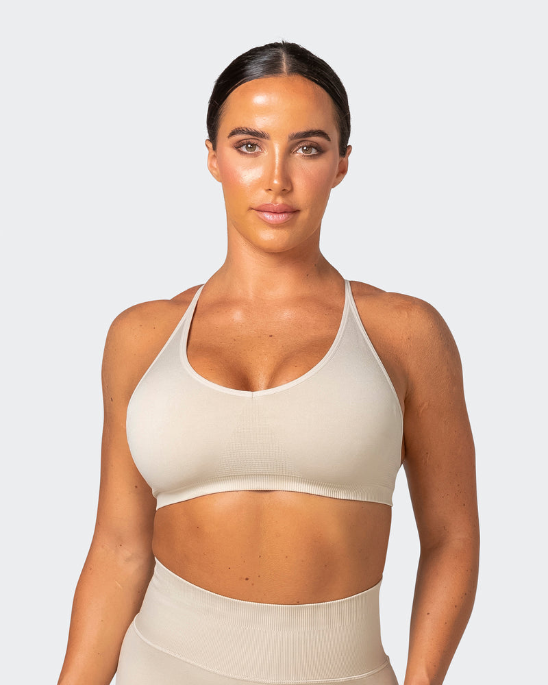 Musclenation Longline Seamless Bra - Black