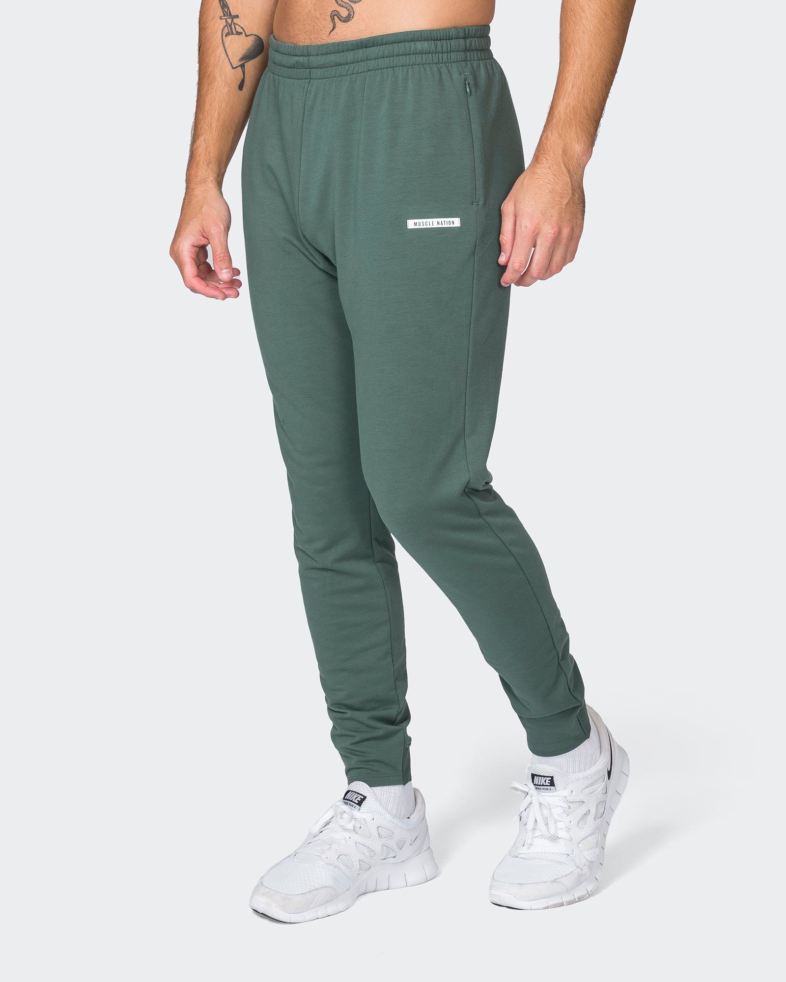 Legacy Training Tapered Joggers - Olive Smoke