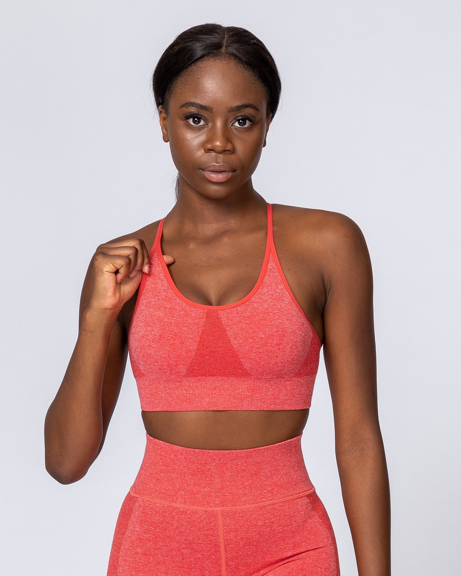 All Day Strap Seamless Bra - Poppy Marl