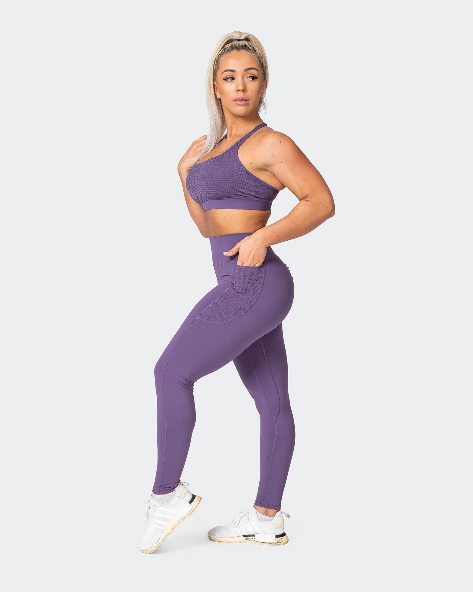 AMRAP Ankle Length Leggings - Velvet Purple