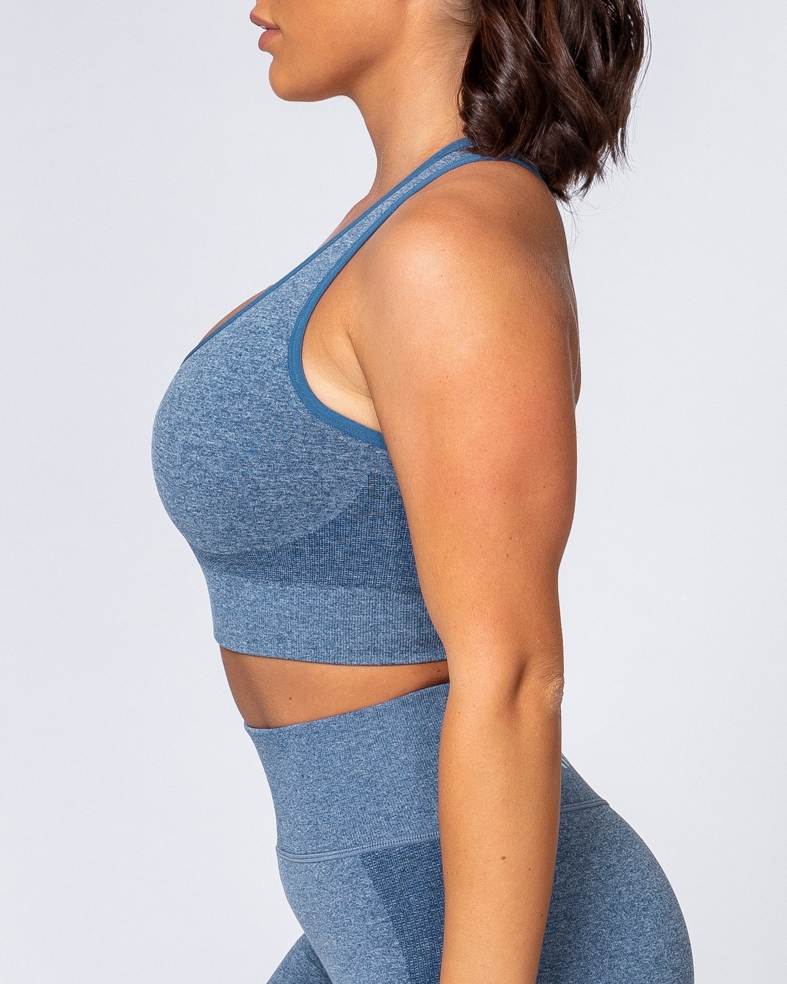 Comfort Seamless Bra - Navy Marl