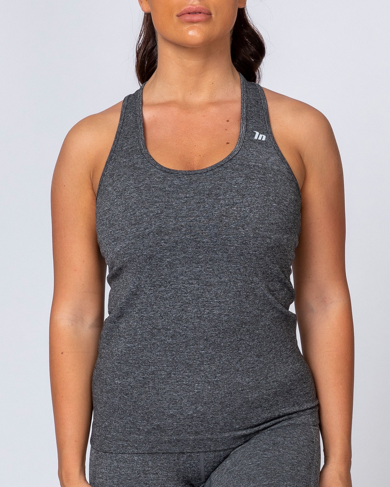 Comfort Seamless Tank - Charcoal Marl