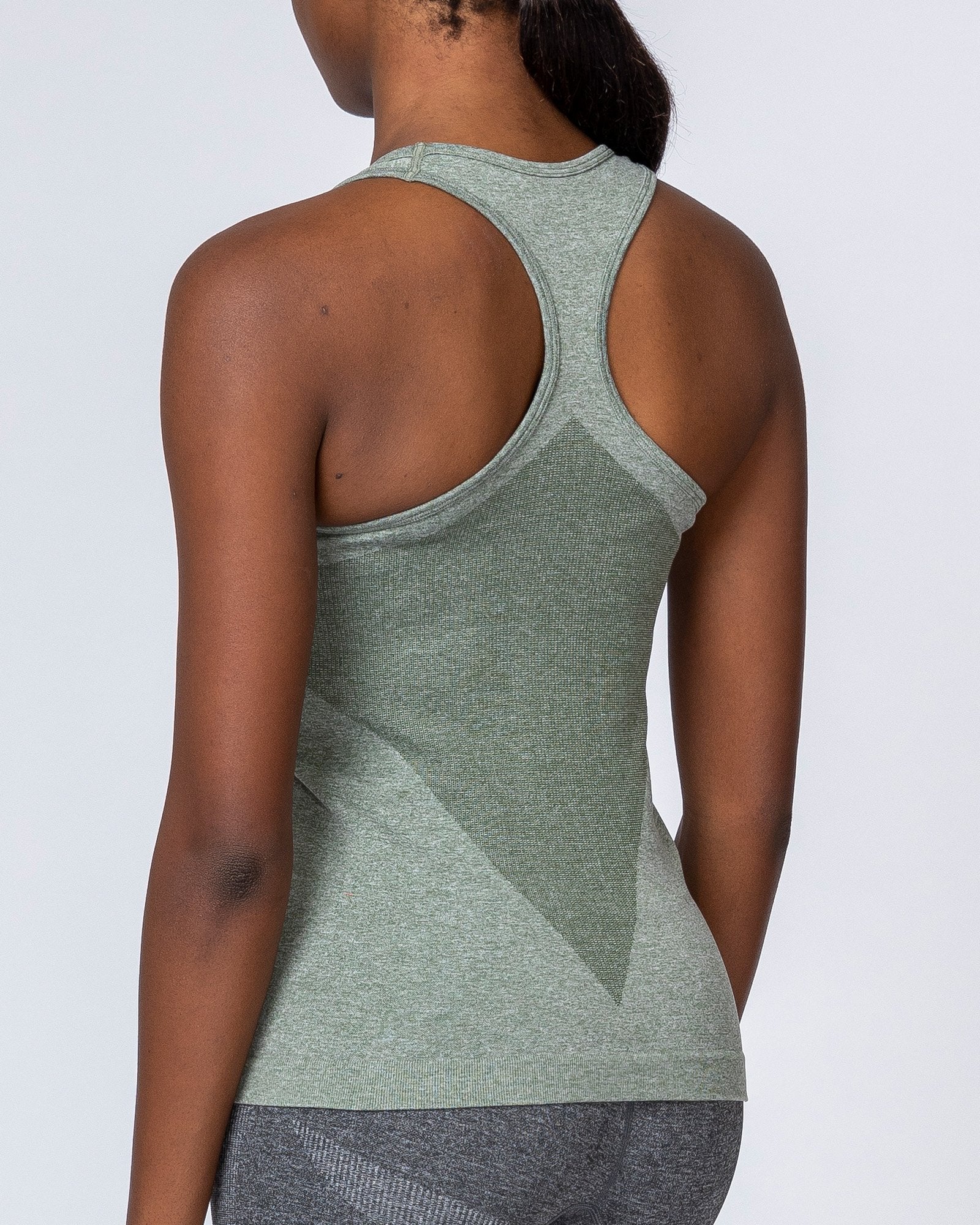 Comfort Seamless Tank - Khaki Marl