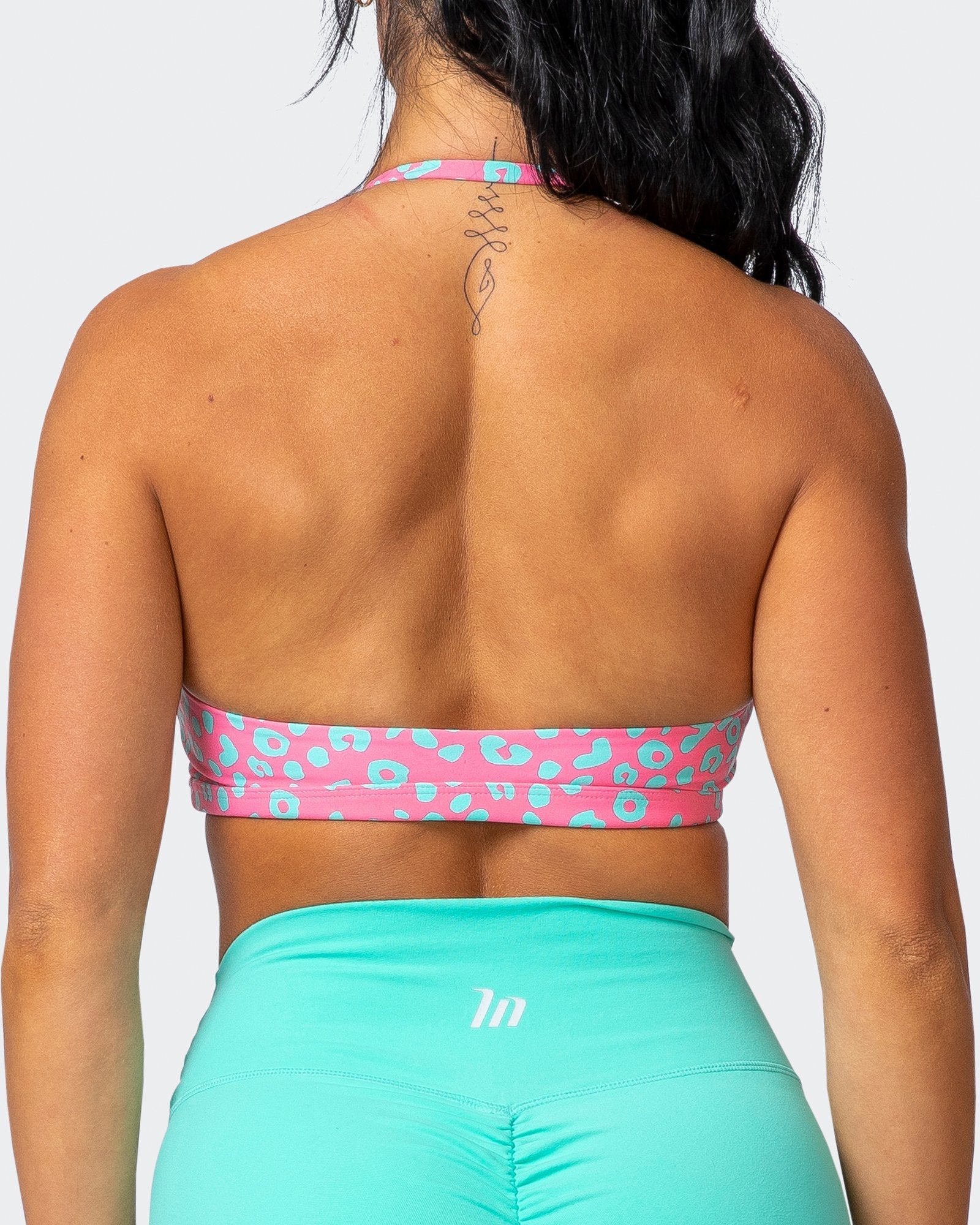 Coastal Bralette - Cotton Candy Cheetah Print