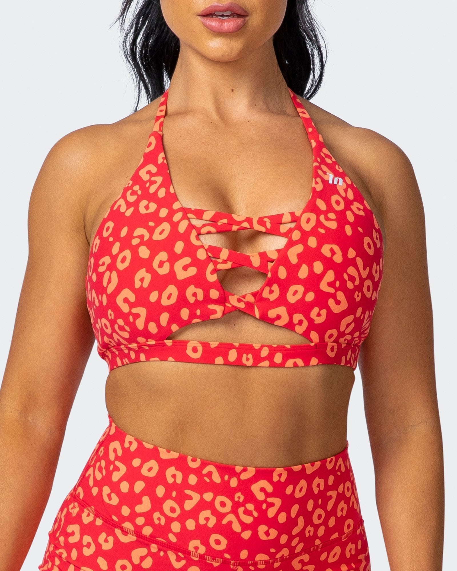 Coastal Bralette - Vibrant Cheetah Print