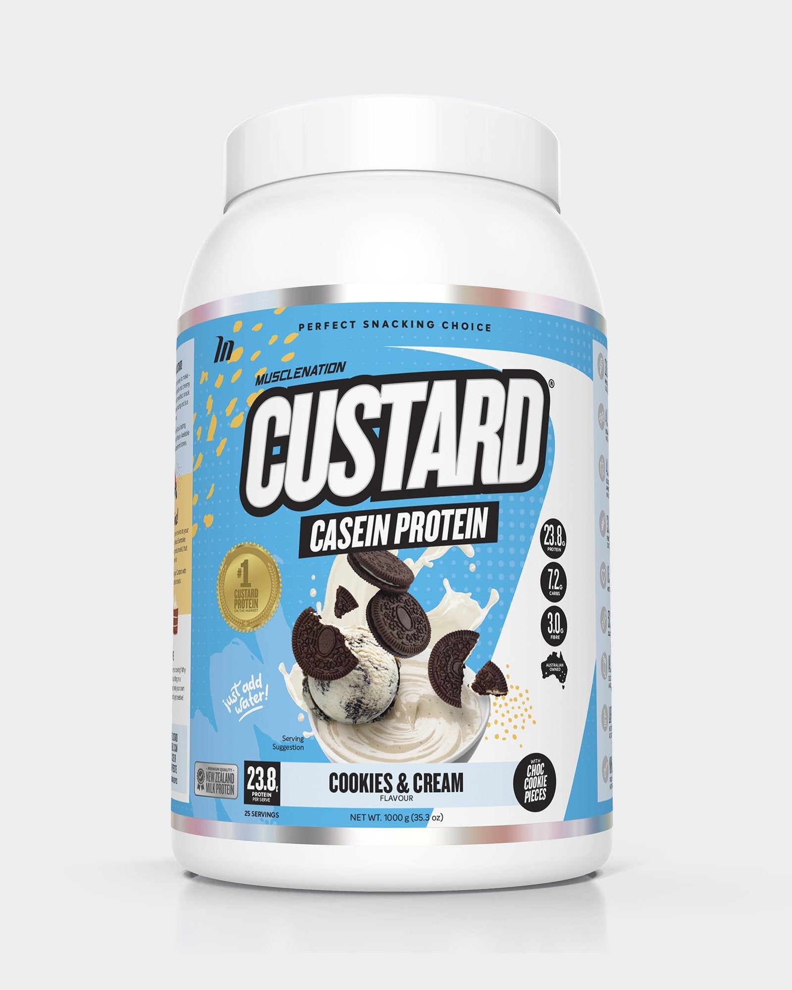 CUSTARD Casein Protein - Select Flavour - 25 serves