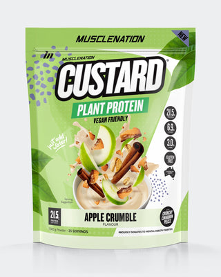 CUSTARD Plant Protein - Apple Crumble - 25 serves