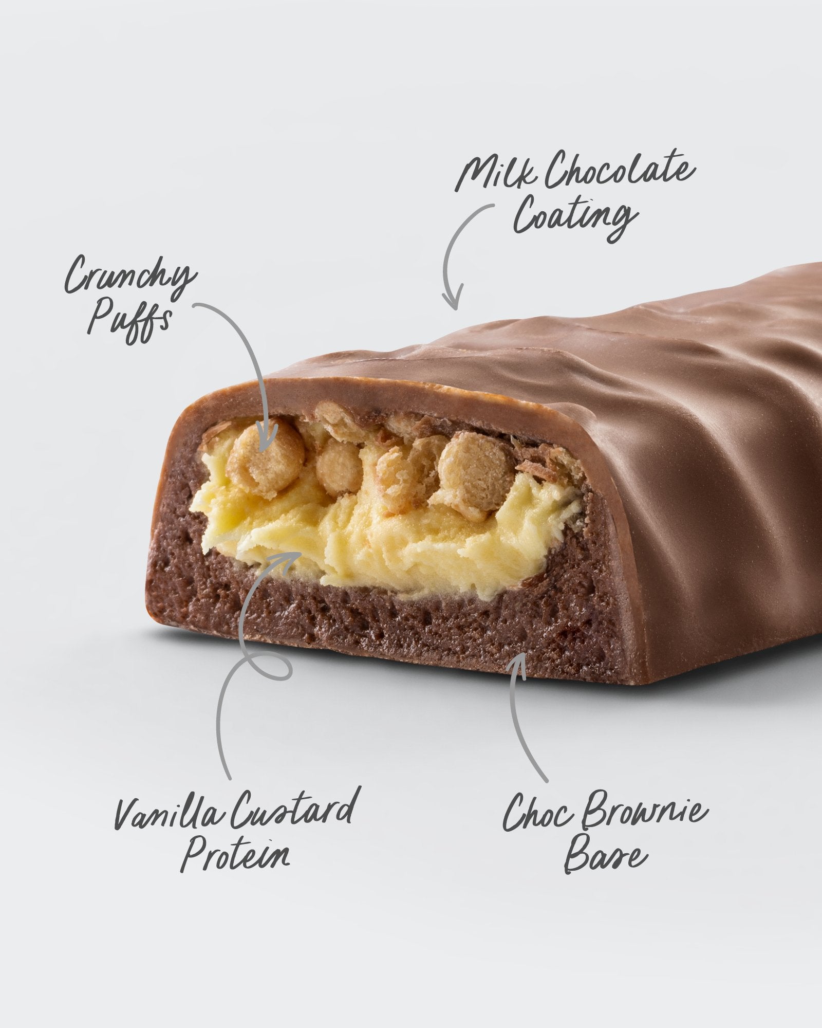 CUSTARD Protein Bar - Choc Vanilla