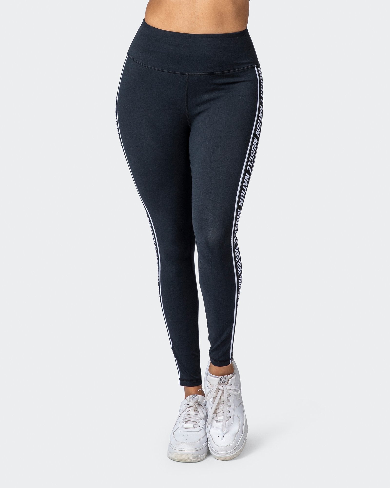 Dynamic Ankle Length Leggings - Black